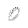 Zodiac Script Ring - Pisces