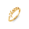 Zodiac Script Ring - Pisces