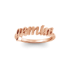 Zodiac Script Ring - Gemini