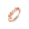 Zodiac Script Ring - Gemini