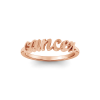 Zodiac Script Ring - Cancer