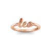 Zodiac Script Ring - Leo