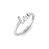 Zodiac Script Ring - Leo