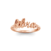 Zodiac Script Ring - Libra