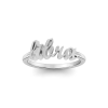 Zodiac Script Ring - Libra