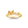 Zodiac Script Ring - Libra