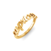 Zodiac Script Ring - Capricorn
