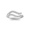 Pavé Zodiac Open Ring - Aquarius