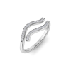 Pavé Zodiac Open Ring - Aquarius