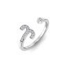 Pavé Zodiac Open Ring - Aries