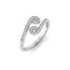 Pavé Zodiac Open Ring - Cancer