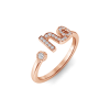 Pavé Zodiac Open Ring - Capricorn