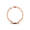 Pavé Zodiac Open Ring - Capricorn