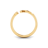Pavé Zodiac Open Ring - Capricorn
