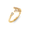 Pavé Zodiac Open Ring - Gemini
