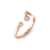 Pavé Zodiac Open Ring - Leo
