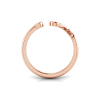 Pavé Zodiac Open Ring - Leo