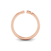 Pavé Zodiac Open Ring - Libra