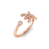 Pavé Zodiac Open Ring - Pisces