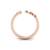 Pavé Zodiac Open Ring - Pisces