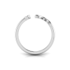 Pavé Zodiac Open Ring - Pisces