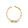 Pavé Zodiac Open Ring - Pisces