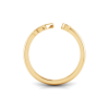 Pavé Zodiac Open Ring - Aquarius