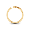 Pavé Zodiac Open Ring - Scorpio