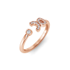 Pavé Zodiac Open Ring - Taurus