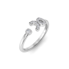 Pavé Zodiac Open Ring - Taurus