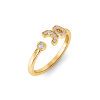 Pavé Zodiac Open Ring - Taurus