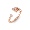 Pavé Zodiac Open Ring - Virgo
