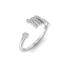 Pavé Zodiac Open Ring - Virgo