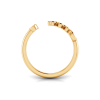 Pavé Zodiac Open Ring - Virgo