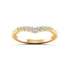 Diamond Graduated Curved Band