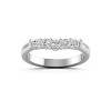 Diamond Luxe Prong Set Curved Band