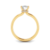 1.06 Ctw Round Diamond Secret Halo Solitaire Ring