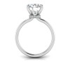 3.60 Ct Round CZ Secret Halo Solitaire Ring