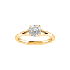 1 Ct Round Diamond Split Shank Solitaire Ring