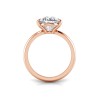 5 Ct Pear Moissanite Solitaire Ring