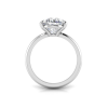 5 Ct Pear Moissanite Solitaire Ring