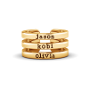 Three in One Name Ring