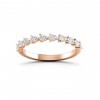 East West Pear Diamond Stackable Band