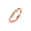 .15 Ctw Infinity Milgrain Stackable Band