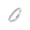 .15 Ctw Infinity Milgrain Stackable Band