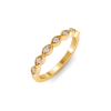 .15 Ctw Lab Diamond Infinity Milgrain Stackable Band