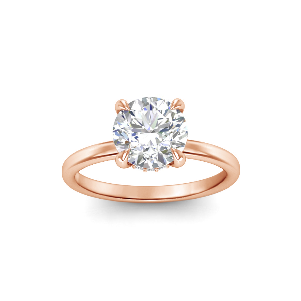 Hidden Halo Engagement Ring Setting