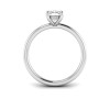 1 Ct Elongated Cushion Lab Diamond & .10 Ctw Diamond Hidden Halo Engagement Ring