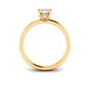 1.10 Ct Elongated Cushion Natural Diamond Hidden Halo Engagement Ring