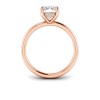 2.1 Ct Elongated Cushion Natural Diamond Hidden Halo Engagement Ring